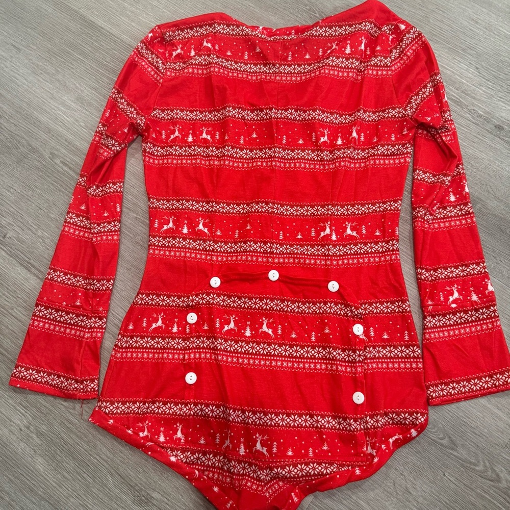 Yandy Red Holiday Bodysuit - Picture 3 of 3